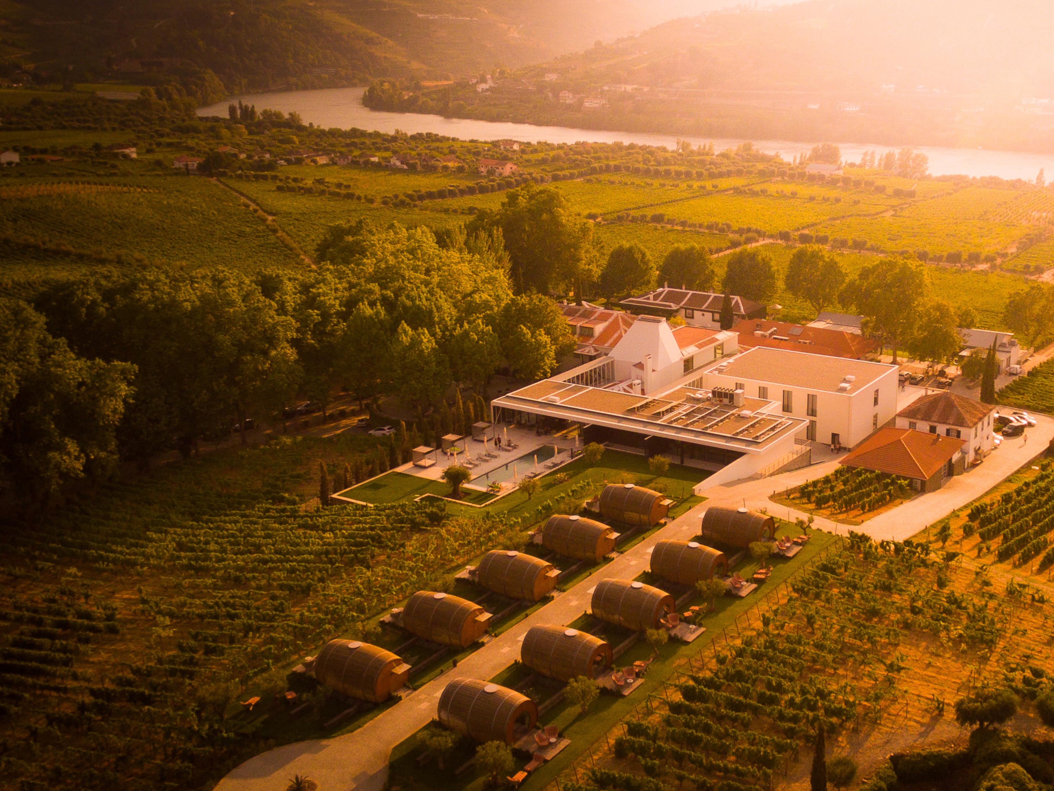 Pacheca The Wine House Hotel E Spa - Quinta Da Pacheca Lamego Esterno foto Aerial view of the winery